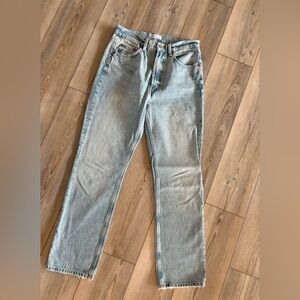 Zara TRF HIGH WAIST STRAIGHT JEANS